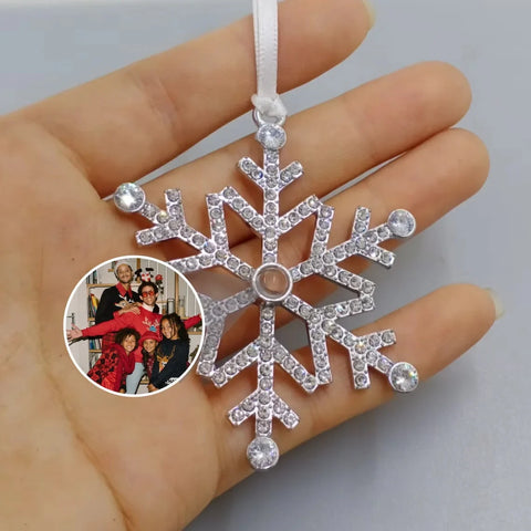 Personalised Snowflake Photo Ornament