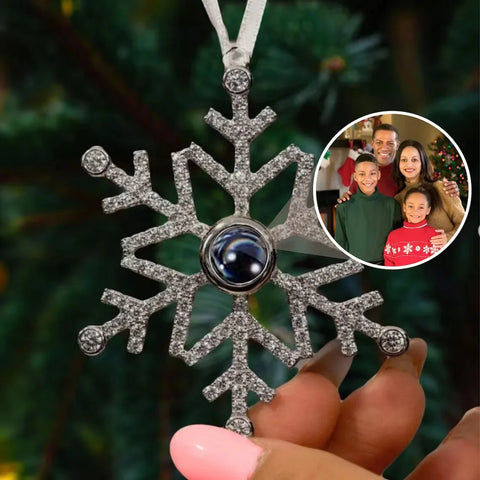 Personalised Snowflake Photo Ornament