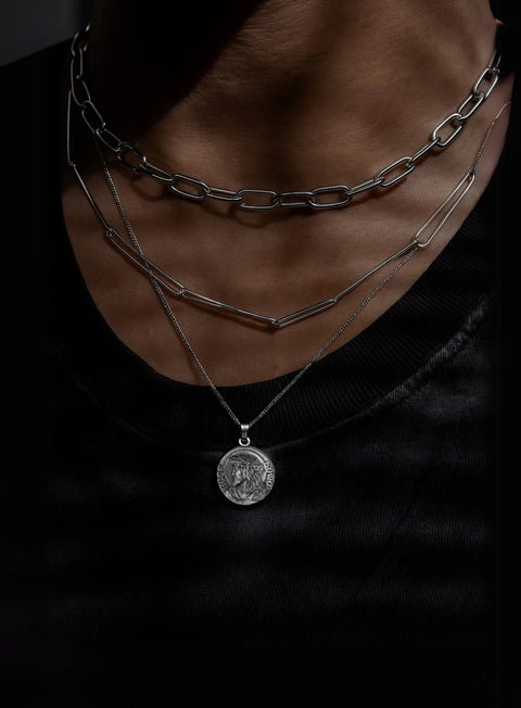 Jesus Coin Necklace – Gold or Silver Serenity Prayer
