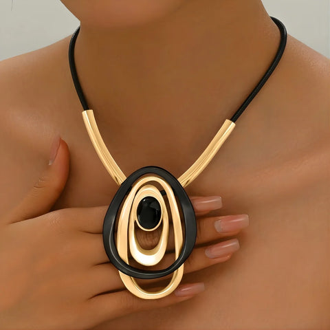 Opal Jewelry Set for Women – Modern Geometric Design
