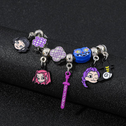 K-Pop Charm Bracelet – Demon Hunter Fantasy Jewelry