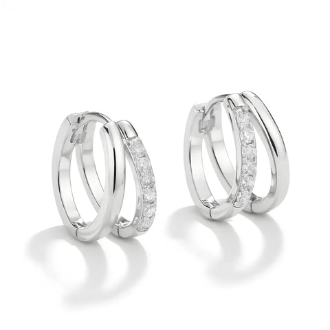 Elina Double Hoop Earrings