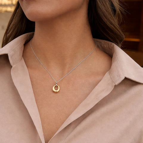 Halo Two-tone Necklace