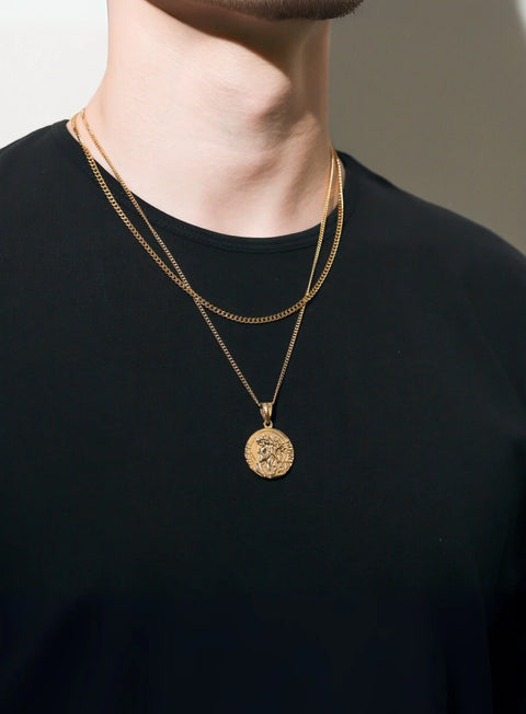 Jesus Coin Necklace – Gold or Silver Serenity Prayer