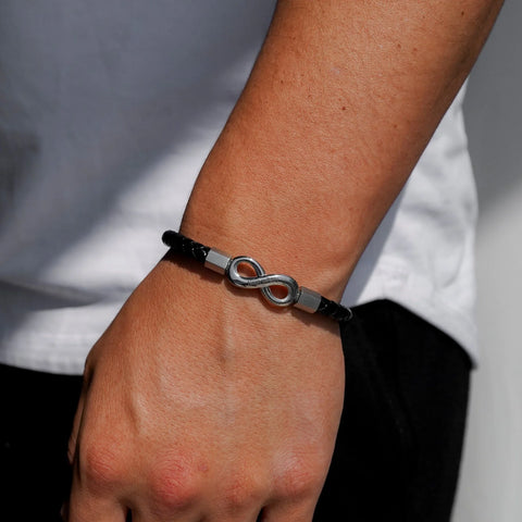 Personalised Infinity Bracelet for Him
