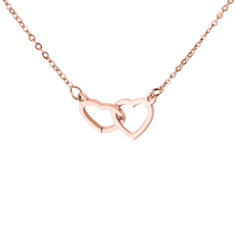 Engraved Heart Necklace with Rose Bear Gift Box