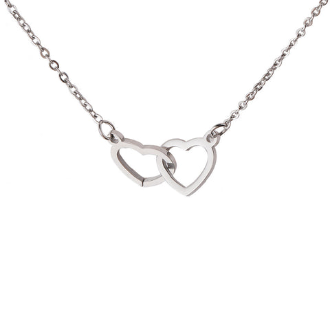 Engraved Heart Necklace with Rose Bear Gift Box