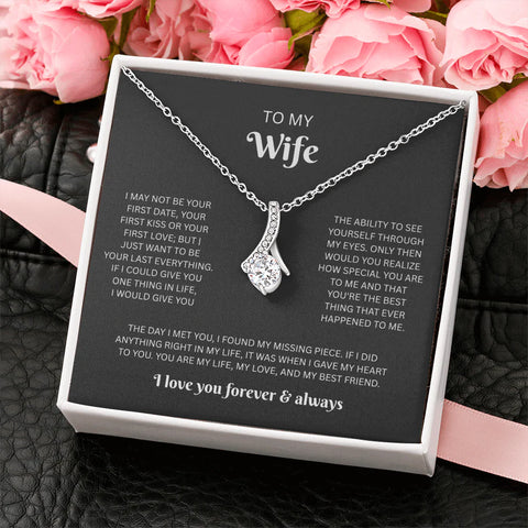 To My Wife Necklace – Romantic Gift for Wife