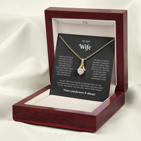 To My Wife Necklace – Romantic Gift for Wife