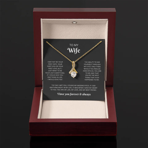 To My Wife Necklace – Romantic Gift for Wife