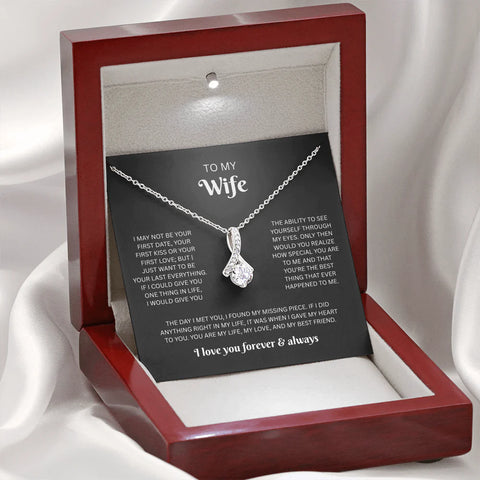 To My Wife Necklace – Romantic Gift for Wife