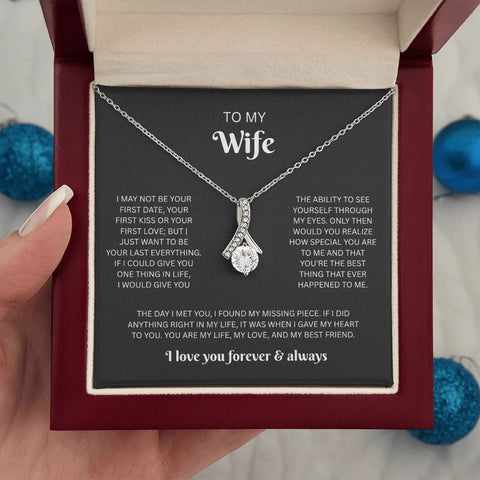 To My Wife Necklace – Romantic Gift for Wife