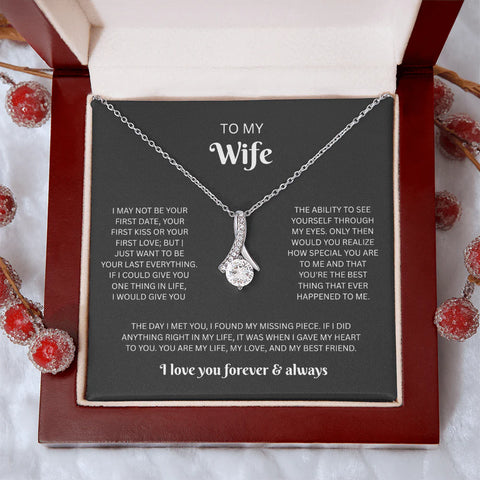 To My Wife Necklace – Romantic Gift for Wife