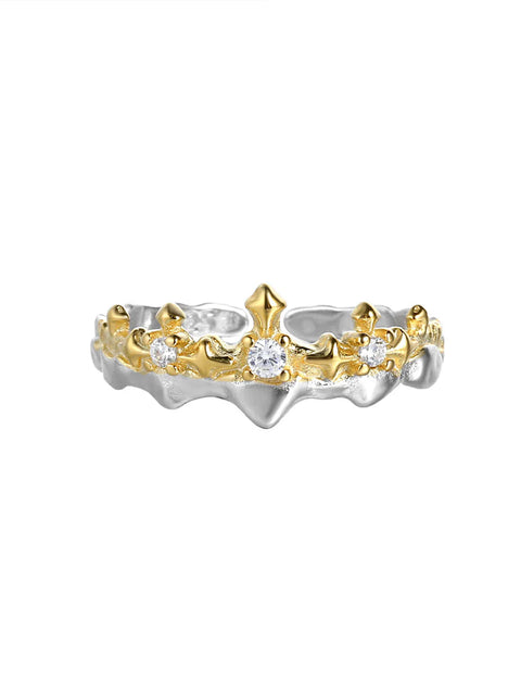 Blade & Tiara Ring Set