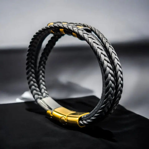 To My Son - Never Alone - Braided Bracelet