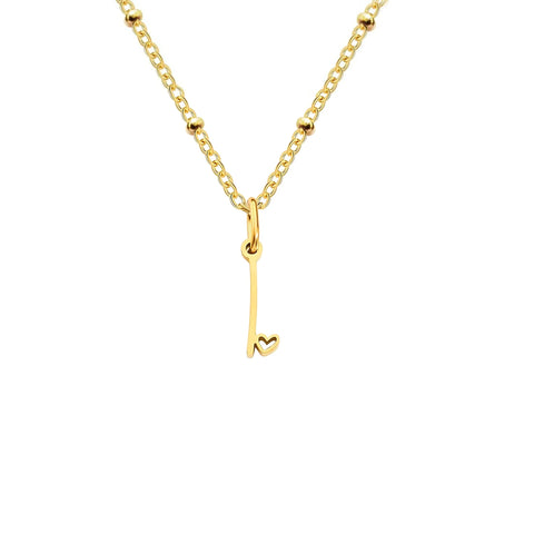Love Initial Alphabet Necklace
