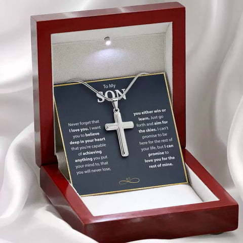 Son, Do Your Best - Cross Necklace
