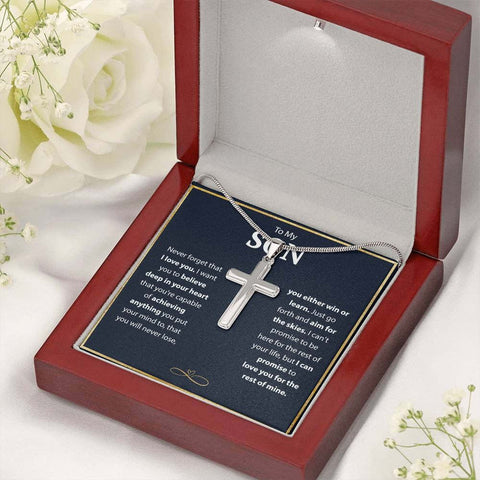 Son, Do Your Best - Cross Necklace