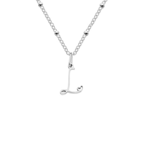Love Initial Alphabet Necklace