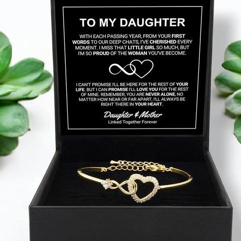 To My Daughter - Forever Linked Bracelet