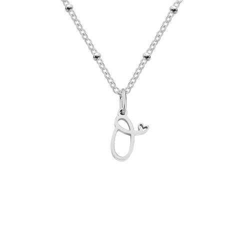 Love Initial Alphabet Necklace